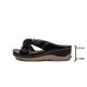 thumbnail image 5 of MKLEKYY Sandalias de Plataforma para Mujer, Sandalias de Verano A La Moda Con Nuevo Patrón de Flores, decoración, Punta Abierta, Transpirables, Cómodas, Suela Gruesa, Cuña, Zapatos Ligeros, 5 of 5
