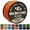 Burnt Orange, variant on Paracord Planet Micro Paracord - Thin Braided Nylon-Polyester String for Crafts, Outdoors, DIY Projects, 125 ft Spool, Black