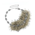 thumbnail image 1 of Elegante y ajustable cadena de cintura de metal afelpado para mujer: perfecta para bailes de graduación y actuaciones en el escenario., 1 of 9