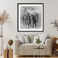 thumbnail image 4 of Historic Framed Print, Lost horsemen. In search of a road, 17-7/8" x 21-7/8", 4 of 9