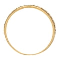 thumbnail image 4 of 9ct Gold Jewelco London 20pts Diamond Double Row Channel Claw Wedding Ring 4mm, 4 of 8