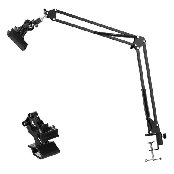 Embroidery Stand Metal Embroidery Hoop Holder Adjustable Embroidery Frame Holder 360° Rotatable Embroidery Hoop Stand Cross Stitch Stand for Needlepoint Crafts Tablet Phone