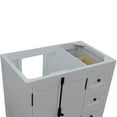 thumbnail image 3 of Plantation 36" Single Solid Wood Vanity with Left Doors in Glacier Ash, 3 of 6