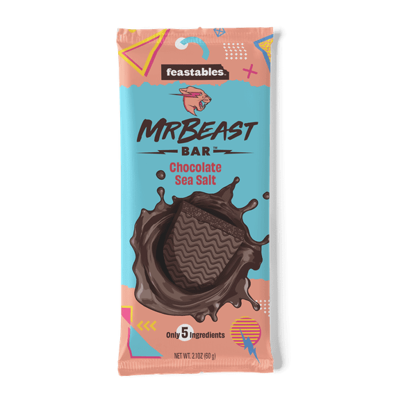 Feastables MrBeast Chocolate Bars and Cookies