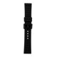 thumbnail image 4 of Correa de reloj de silicona suave negra Correa de repuesto de 19 mm-24 mm con 4 barras de resorte 20mm negro Hugo Banda de reloj de goma de silicona, 4 of 9