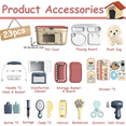 thumbnail image 2 of Chuvikid Pet Care Playset,Pet Dog Carrier Suitcase Toy with Puppy Doll,Nursing Tools,Pet Case,Pet Care & Beauty,Fun Birthday for Kids Girls Aged 3-8 Year Old, 2 of 7
