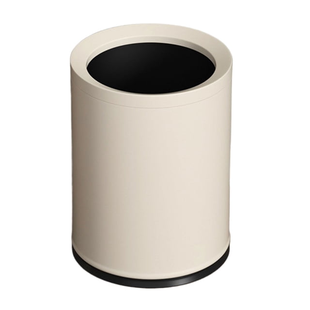 Bote de Basura de Cocina Yuarrent 12L Suministros de Limpieza para El Hogar Crema
