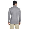 thumbnail image 2 of UltraClub 8618 Men's Cool & Dry Heathered Performance Quarter-Zip, 2 of 3