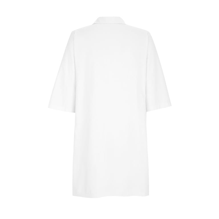 white oversized button down shirt dress Oversize Shirt Dress WARDROBE.NYC