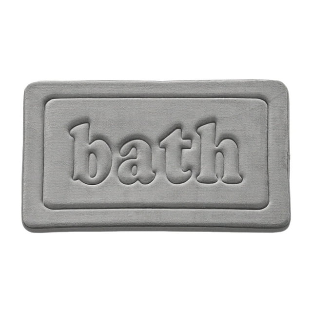 Bath Mats For Bathroom Non Slip 20 in x 31.5 in Super Absorbent Microfiber Floor Mat Machine Washable With Non Slip Backing