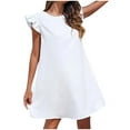 thumbnail image 1 of Tranfacy Nuisettes pour Femmes, Robes de Nuit pour Femmes, Robe de Maternité Multifonctionnelle pour Femmes avec Manches en Dentelle, Fraîche, Douce et à Manches Courtes, Col Rond, Robe Mi-Mollet, 1 of 3