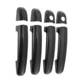 thumbnail image 1 of Cubierta de manija de puerta de coche Unique Bargains - Cubierta de manija de puerta lateral de coche - para Suzuki Swift 2005-2017 fibra de carbono negra - 1 juego, 1 of 1