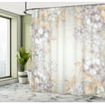 thumbnail image 4 of Ambesonne Floral Shower Curtain, Flowers Bouquet Vintage Art, 69"Wx70"L, Beige Pearl, 4 of 4