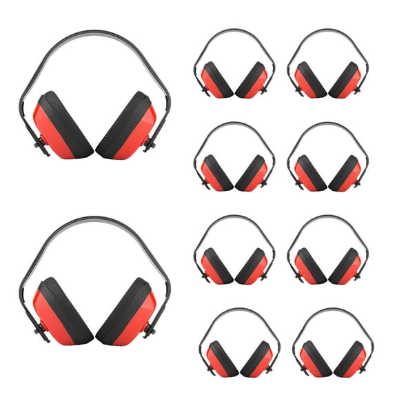 TR Industrial Safety Ear Muff, ANSI S3.19 Approved, 10-Pack