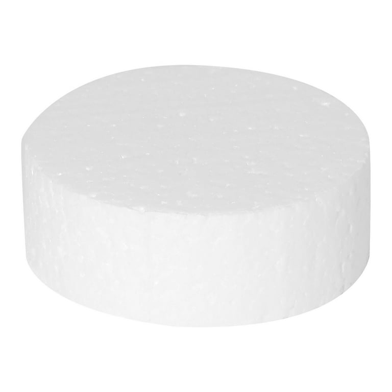 8 Inch 10-Pack Foam Circles for Crafts (1 Thick), Polystyrene Round Foam  Disc for DIY Projects, Cakes and Decorations, Sculpture, Modeling, Arts and  Crafts Supplies.(White)