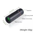 thumbnail image 1 of Mini telescopio monocular portátil, telescopio monocular impermeable de alta definición para vida silvestre, Camping y senderismo, 1 of 8