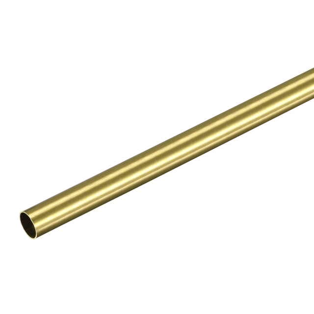 Tubo de latón Uxcell sin costura, tubo recto 7mm x 0.25mm x 300mm