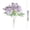 Purple, variant on SLYNSHome Faux Hydrangeas Fake Flowers Light Pink Artificial Silk Hydrangea Flower Bouquets with Stems Arrangement for Home Wedding