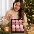 thumbnail image 6 of Hanging Ball Ornaments for Christmas Tree, Plastic Holiday Decorations Set, 6 of 7