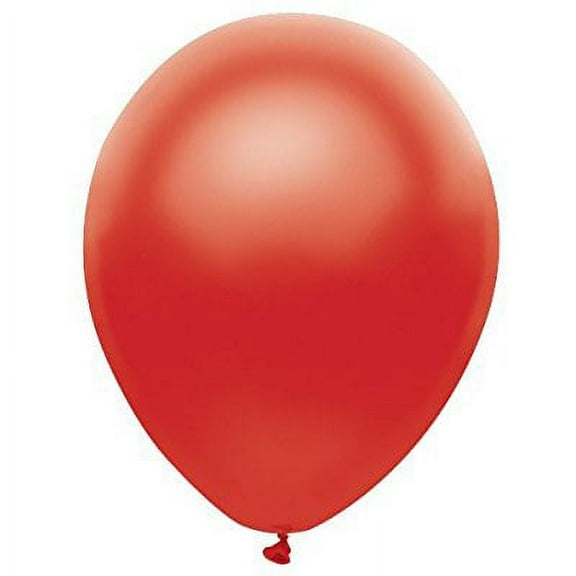 12 inch silk red pearlized latex balloons 10ct