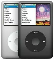 Apple 7th Gen iPod 120GB Silver Classic MP3 Player Used Fair