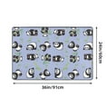 thumbnail image 4 of ZICANCN Area Rugs Doormat , Panda Tile Cute Pattern Facecloth Non-Slip Floor Mat Rug for Living Room Kitchen Sink Area Indoor Outdoor Entrance 36"x24", 4 of 9
