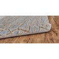 thumbnail image 6 of Carini Modern Metallic Geometric, Ice Blue/Taupe, 6ft-7in x 9ft-6in Area Rug, 6 of 7