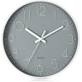 thumbnail image 1 of Reloj de pared silencioso de cuarzo moderno de 12 pulgadas, números arábigos registrados, sin necesidad de verificar los accesorios del hogar Xemadio WL-00597-1, 1 of 5
