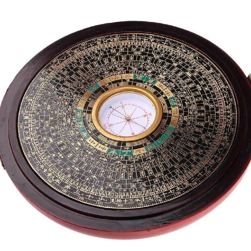 JZROCKER Movable Compasses Ancient Chinese Compasses Amulet Ornaments Waterproofed