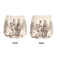 thumbnail image 3 of Balery Cowboys Riding Horses Pantalones cortos deportivos para mujer con forro y dos bolsillos, elásticos, para entrenamiento, gimnasio, yoga-X-Large, 3 of 7