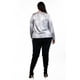 thumbnail image 3 of Blusa metálica Roman Fashion /Tallas Extras, 23142 (Plateado) plateado 44, 3 of 5