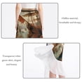 thumbnail image 2 of Columbus Day Stunning Chiffon Beach Dress with Polyester Straps - for the Beach, 2 of 6