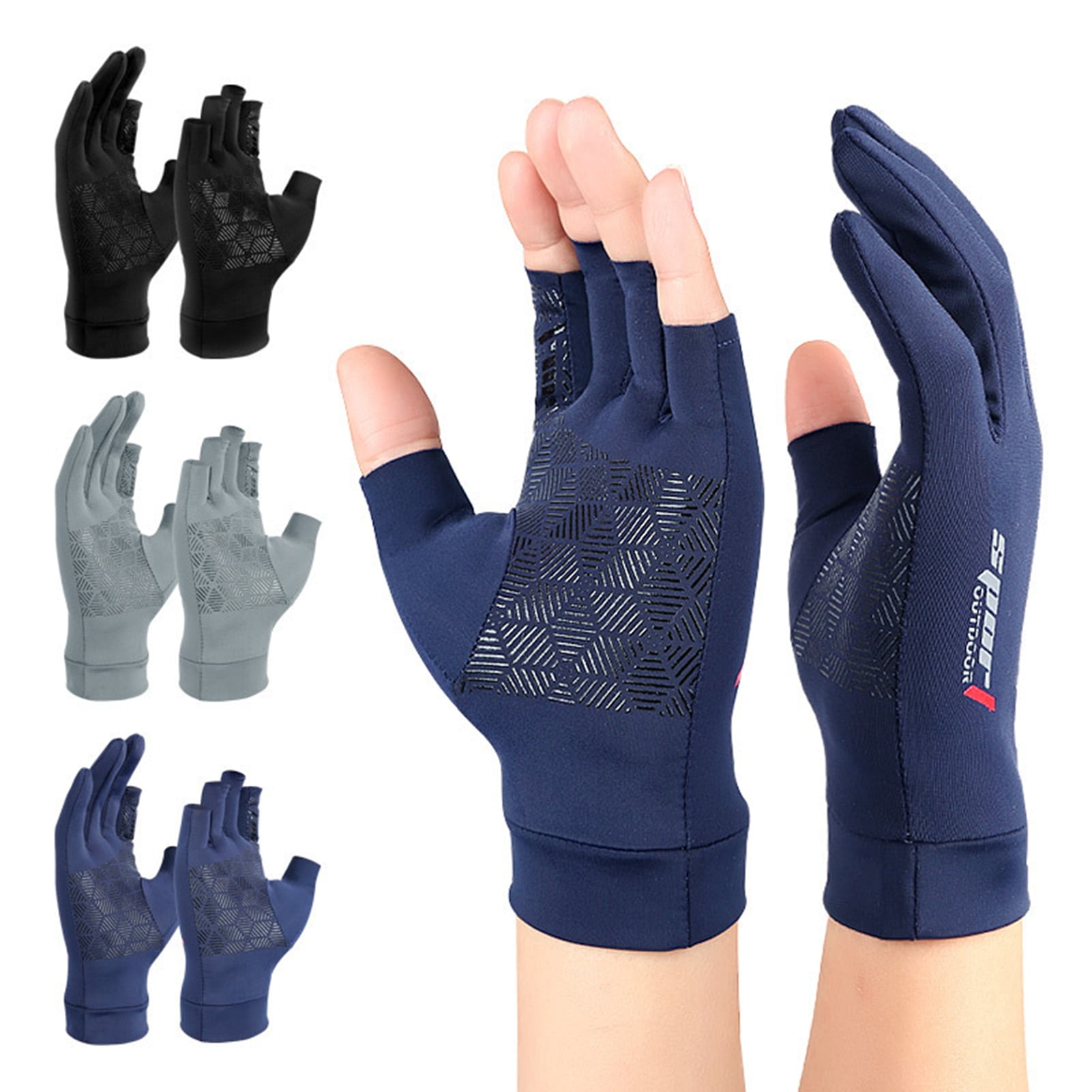 Riding Cycling Gloves Motorcycle Bicycle MTB Touchscreen Breathable Fishing 