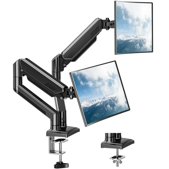 ErgoFlex Dual Monitor Arm for 13 to 32 Inch Screens with Gas Spring Adjustability