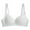 White, variant on KDFJPTH Wireless Bra For Women Push-Up Feamle Solid Black 32