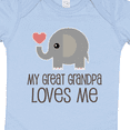 thumbnail image 4 of Inktastic Great Grandpa Loves Me Boys or Girls Baby Bodysuit, 4 of 5