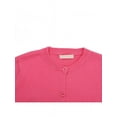 thumbnail image 2 of Kids Crew Neck Sweaters Girls Candy Color Cotton Outerwear Cardigan Menina Knit Tops, 2 of 6