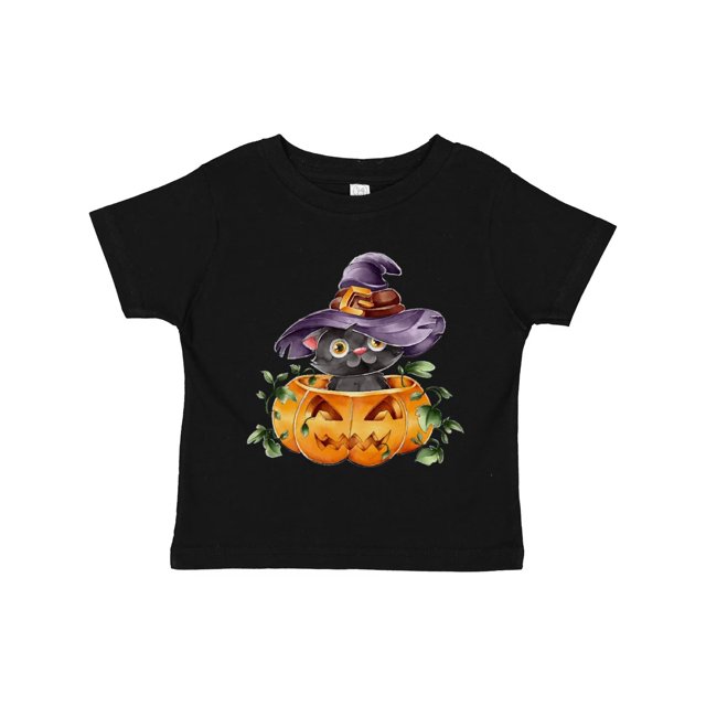 Halloween Kitty Boys or Girls Toddler T-Shirt