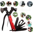 thumbnail image 2 of Kit de supervivencia, cuchillo y hacha, multiherramienta 18 en 1, multiherramienta portátil de caza de acero inoxidable para acampar, senderismo, regalos de emergencia para hombres esquí esquí Gafas de esquí, 2 of 5