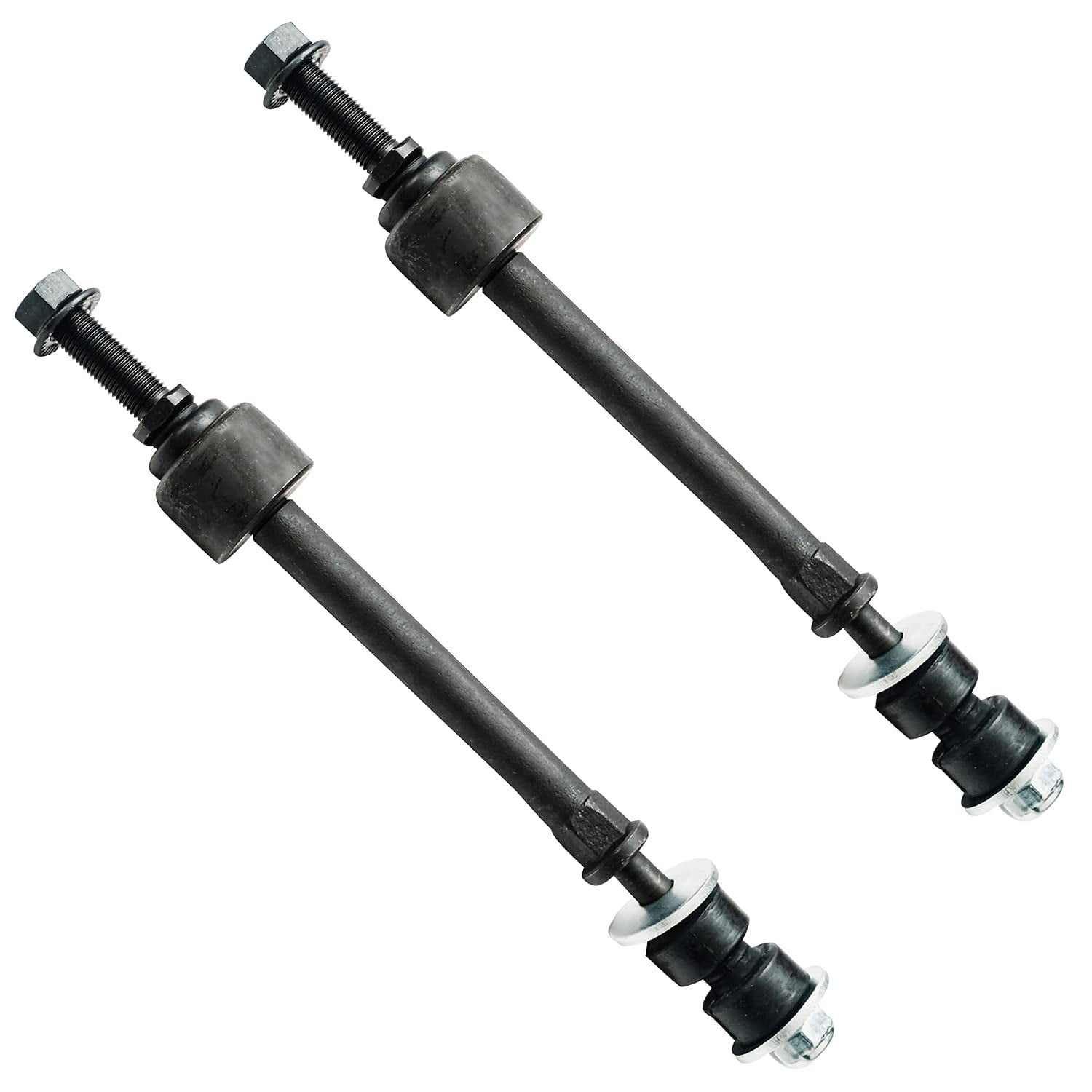Detroit Axle - Front 10pc Suspension Kit for 4WD 2009-2012 Dodge Ram 1500, 2009 2010 2011 2012, 2 Upper Control Arms w/Ball Joints 4 Tie Rods 2 Sway Bars 2 Boots Replacement 5 Lugs