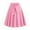 Pink, variant on yillto Summer Skirts for Women's High Waist Knee Length Pleated A Lined Midi Skirts with Belt