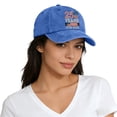 thumbnail image 2 of Adjustable Dad Hat AURORADY Usa 250Th Anniversary Embroidered Baseball Cap | Patriotic American Flag & Design Adjustable Dad Hat, Sky Blue One Size Baseball Caps, 2 of 4