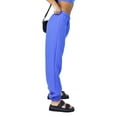 thumbnail image 3 of Liacowi Women Juniors High Waist Sweatpants Workout Joggers Pants Baggy Trousers Bottom Sweatpants Waffle Sweatpants, 3 of 4
