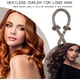thumbnail image 3 of ER Rizos sin calor,Diadema con varilla para rizar sin calor,Rodillo para el cabello sin calor,Rulos para cabello largo Rizos grandes Herramientas de peinado para cabello largo y mediano oso de fresa Electrónica, 3 of 5
