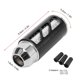 thumbnail image 2 of 15cm/5.9in Manual Automatic Shift Knob Gear Stick Aluminum Alloy Accessory Universal for CarBlack, 2 of 4