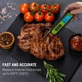 thumbnail image 3 of TruTemp Battery Powered Dual Function Infrared Digital Thermometer Plus Meat Probe, Green, 3 of 10