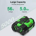 thumbnail image 2 of Batería de repuesto Aoasur 5.0AH 56V para herramientas eléctricas EGO, 2 of 7