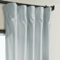 thumbnail image 4 of Half Price Drapes Aquarius Blue Heritage Plush Velvet Room Darkening Curtains (1 Panel), 50W X 108L, 4 of 12