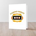 thumbnail image 4 of CafePress - Casino Night Greeting Cards - Greeting Card, Blank Inside Glossy, 4 of 4