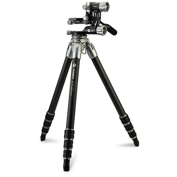 FotoPro FotoPro E-7 Eagle Series 4-Section Carbon Fiber   Tripod Kit with Gimbal Head